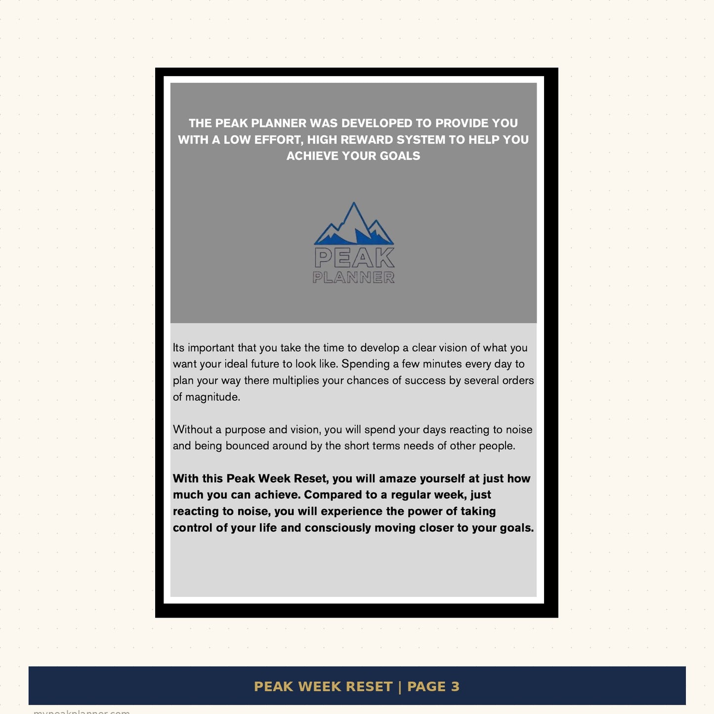 Peak Week Reset - Experience real progress with a Free 7 day Sprint