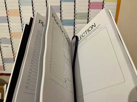 Peak Planner Navy Edition — inside pages